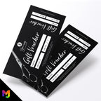 Custom printed gift vouchers | Perforated stubs | Hairdresser salon beautician hair female woman business 03