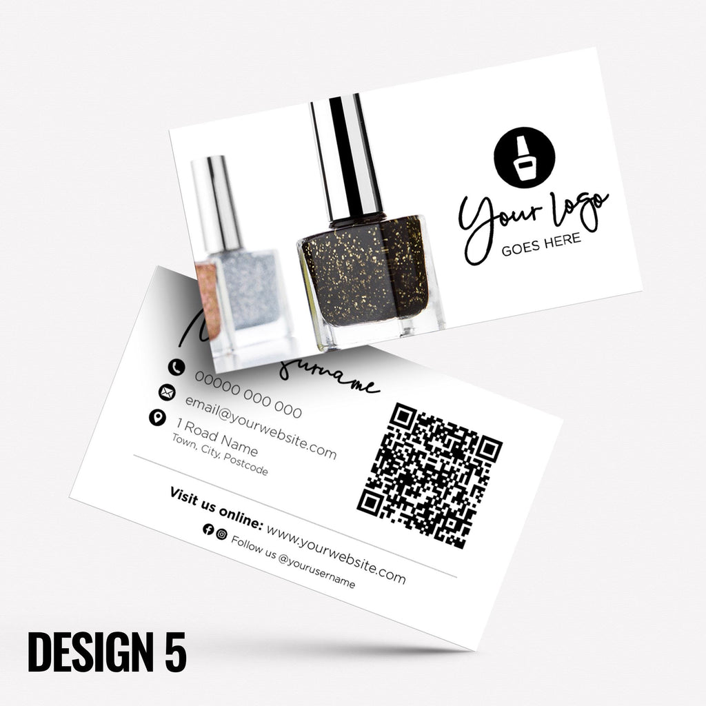 Custom Business Card Printing | Nail artist beautician nails beauty art female hands businesses