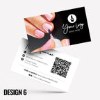 Custom Business Card Printing | Nail artist beautician nails beauty art female hands businesses