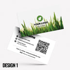 Custom Business Card Printing | Gardener Grass Flowers Landscape Landscaping Garden Landscaper Patios Slabs Grass Artificial Turf Businesses
