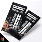 Custom printed gift vouchers | Perforated stubs | Tattoo shop tat artist studio piercing business 01