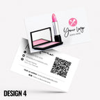 Custom Business Card Printing | Make up artist MUA beautician stylist PMU girls makeup lash lips brushes businesses