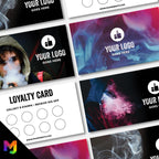 Custom printed loyalty reward cards | Vape shop vaping quit smoking vapour e-liquid juice refill mod vapour smoke designs businesses