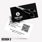 Custom Business Card Printing | Barber hairdresser stylist skin fade grooming male barbers barbering cut businesses