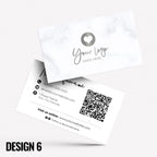 Custom Business Card Printing | Marble design white black rose gold blue pink shiny elegant modern generic businesses