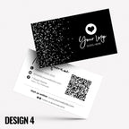 Custom Business Card Printing | Glitter Style Modern Design Gold Rose Blue Pink Glittery Elegant Cute Feminine Businesses