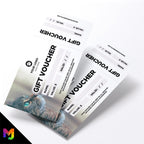 Custom printed gift vouchers | Perforated stubs | Cat Pets Shop Pet Grooming Supplies Puppy Animals Business 2