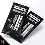 Custom printed gift vouchers | Perforated stubs | Tattoo shop tat artist studio piercing business 04