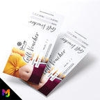 Custom printed gift vouchers | Perforated stubs | Piercing Business Piercer Tattoo Studio Ear Nose Belly Jewellery 5