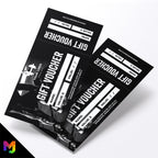 Custom printed gift vouchers | Perforated stubs | Gym Personal Trainer Muscle Fitness Boxing Exercise Training 2