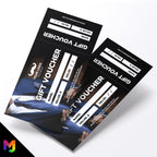 Custom printed gift vouchers | Perforated stubs | Menswear Business Clothing Suits Trousers Shirt Watch Tie Smart Formal 2