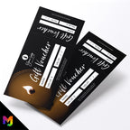 Custom printed gift vouchers | Perforated stubs | Candle scents wax melts melting burner products business 01