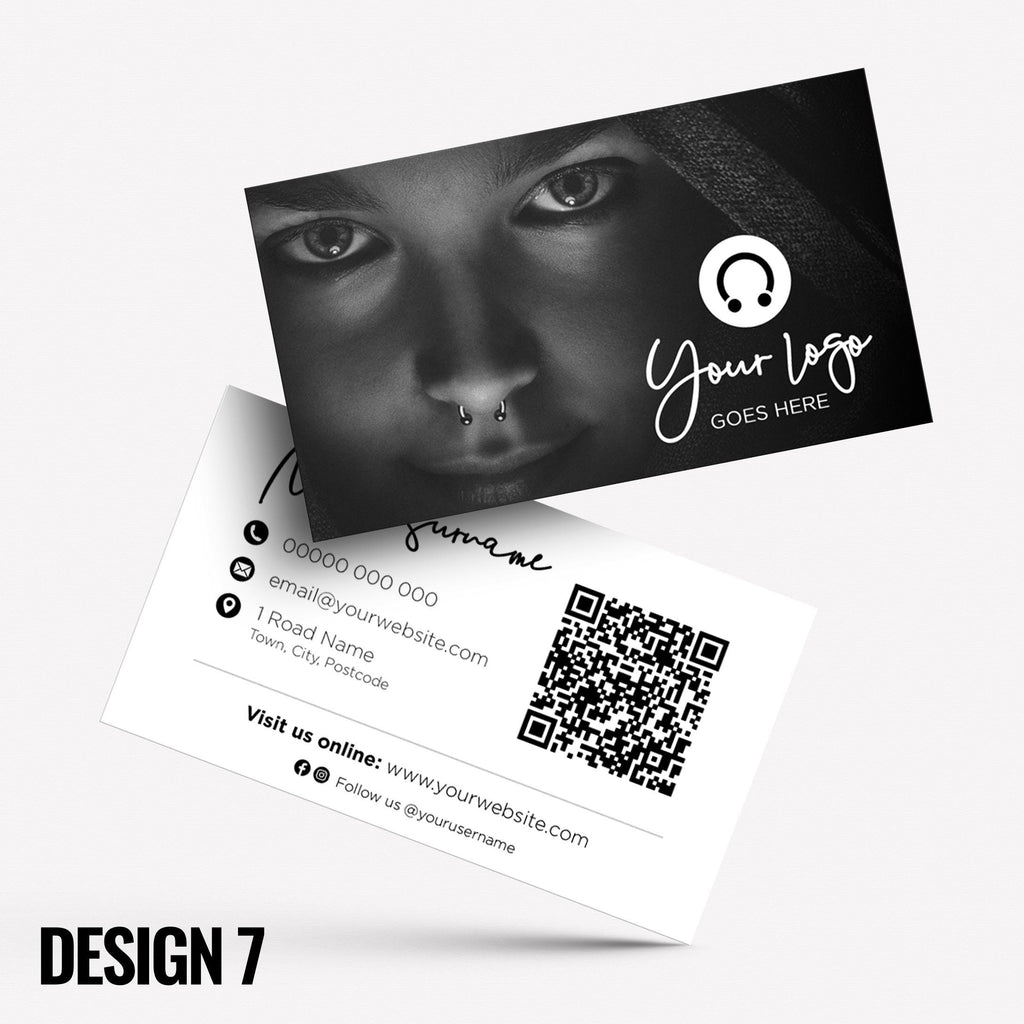 Custom Business Card Printing | Tattoo studio artist piercing piercer body art jewellery tats ink inked businesses parlour salon