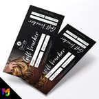 Custom printed gift vouchers | Perforated stubs | Hairdresser salon beautician hair female woman business 06