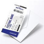 Personalised mock festival ticket Birthday / Christmas gift | Any festival name!