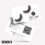 Custom Business Card Printing | Make up artist MUA beautician stylist PMU girls makeup lash lips brushes businesses