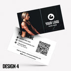 Custom Business Card Printing | Gym workout personal trainer training muscle weight lifting lift weight businesses