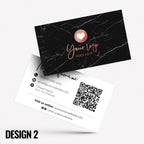Custom Business Card Printing | Marble design white black rose gold blue pink shiny elegant modern generic businesses