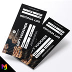 Custom printed gift vouchers | Perforated stubs | Food Restaurant Takeaway Burgers Buns Smash Burger 3