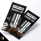 Custom printed gift vouchers | Perforated stubs | Tattoo shop tat artist studio piercing business 03