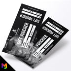 Custom printed gift vouchers | Perforated stubs | Tattoo shop tat artist studio piercing business 02
