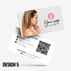 Custom Business Card Printing | Hair salon stylist hair dresser hairdressing beauty female beautician businesses