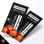 Custom printed gift vouchers | Perforated stubs | Candle scents wax melts melting burner products business 02