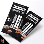 Custom printed gift vouchers | Perforated stubs | Gym Personal Trainer Muscle Fitness Boxing Exercise Training 1