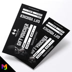 Custom printed gift vouchers | Perforated stubs | Gym Personal Trainer Muscle Fitness Boxing Exercise Training 3