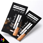 Custom printed gift vouchers | Perforated stubs | Candle scents wax melts melting burner products business 03