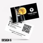 Custom Business Card Printing | Drinks Bar Pub Cocktails Beer Restaurant Cafe Micropub Bars Pints Wine Winebar Businesses