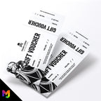Custom printed gift vouchers | Perforated stubs | Tattoo shop tat artist studio piercing business 05
