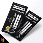 Custom printed gift vouchers | Perforated stubs | Cocktail Bar Restaurant Drinks Pub Gin Wine Beer 2