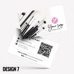 Custom Business Card Printing | Make up artist MUA beautician stylist PMU girls makeup lash lips brushes businesses