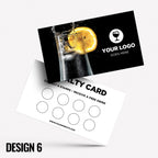 Custom printed loyalty reward cards | Drinks Bar Pub Cocktails Beer Restaurant Cafe Micropub Bars Pints Wine Winebar Businesses