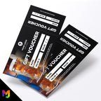 Custom printed gift vouchers | Perforated stubs | Bar beer drinks cocktail restaurant club business 02
