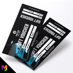 Custom printed gift vouchers | Perforated stubs | Car Vehicle Valet Showroom Auto Car Wash 1