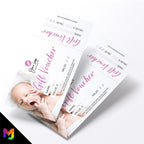 Custom printed gift vouchers | Perforated stubs | Baby Clothing Supplies Boy Girl Newborn Clothes Gifts 2
