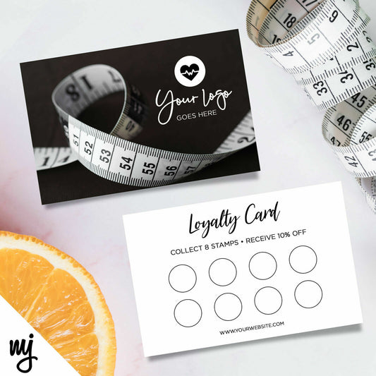 Custom Loyalty Card Printing | Weight Loss Health Supplement Business 01