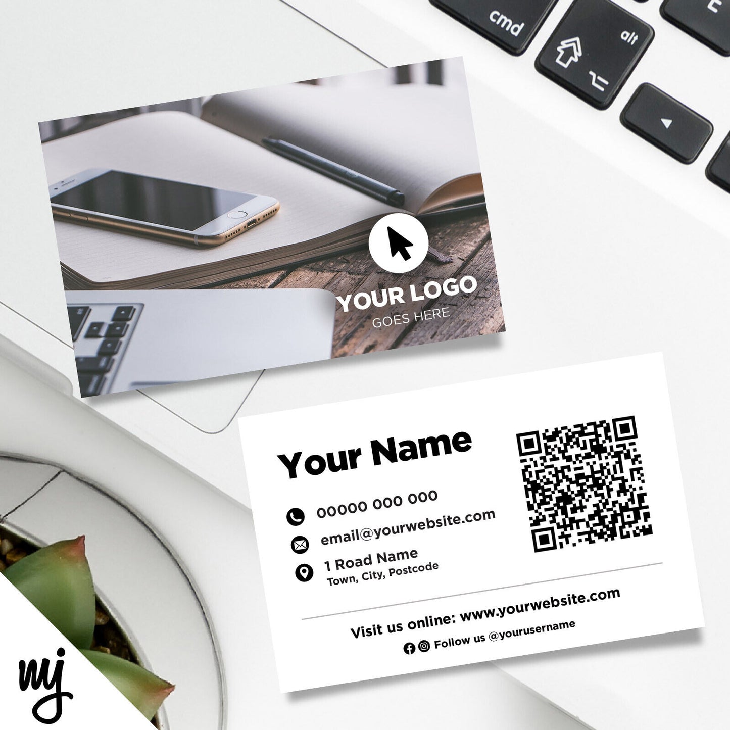 Custom Business Card Printing | It Marketing Web Design Phone Computer 02