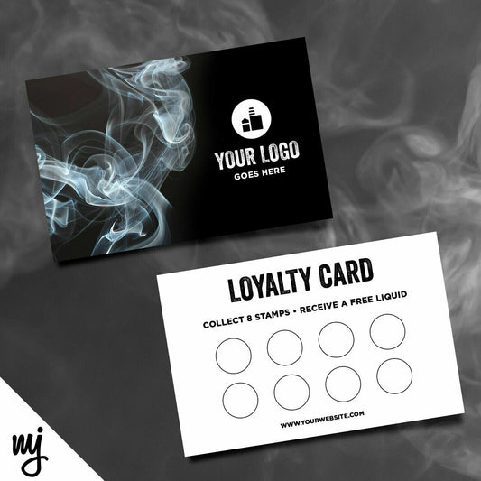 Custom Loyalty Card Printing | Vapour Smoke Quit Smoking Business 02