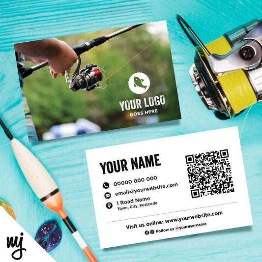 Custom Business Card Printing | Fishing Sports Supplies Tackle Pet Shop Business