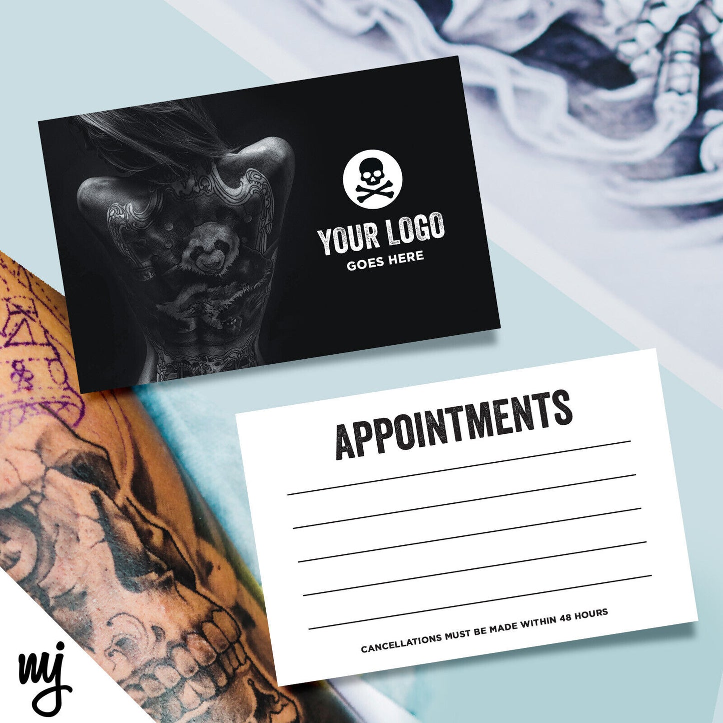 Tattoo Appointment Cards