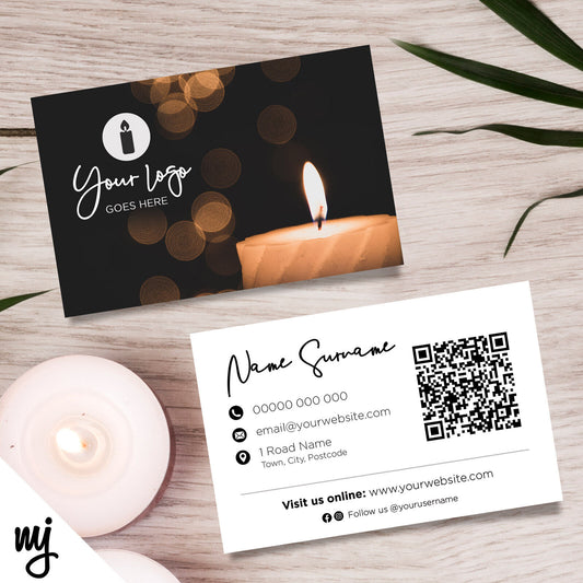 Custom Business Card Printing | Candles Candle Wax Melt Scent Business 04