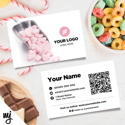 Custom Business Card Printing | Sweets Candy Chocolate Ice Cream Treats Kids 01