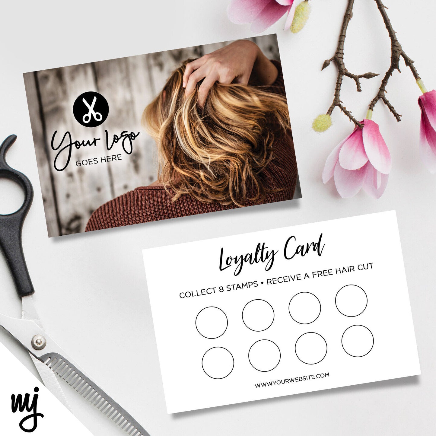 Custom Loyalty Card Printing | Salon Hair Hairdresser Business Women 10