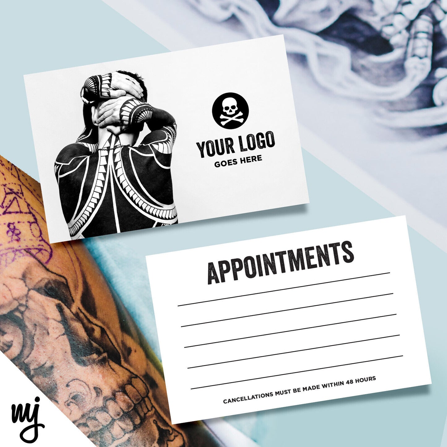 Tattoo Appointment Cards