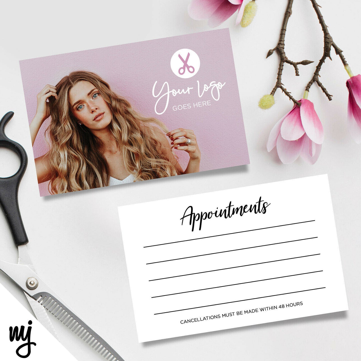 Hair Salon Appointment Cards