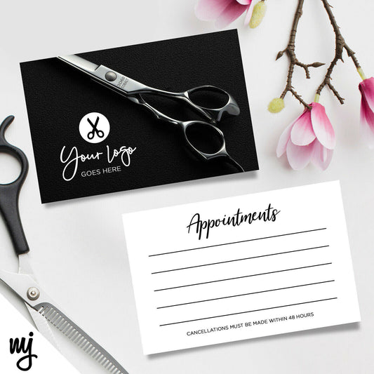 Custom Appointment Card Printing | Salon / Barber / Hair Hairdresser Business 03