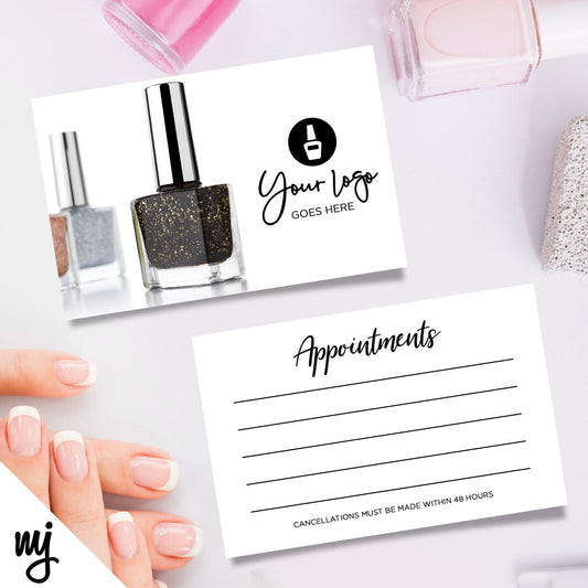 Custom Appointment Card Printing | Nail Artist Beauty Therapist Business 05